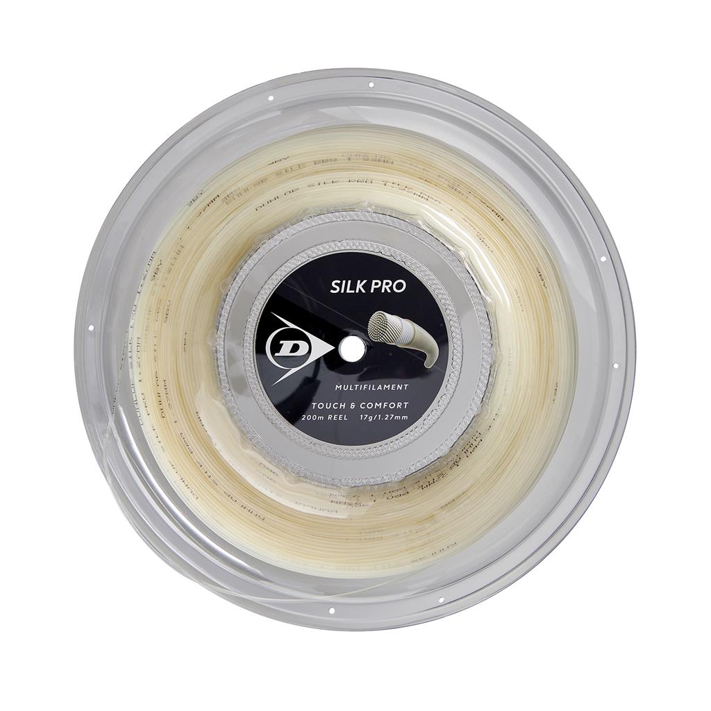Dunlop Tennis String SILK PRO 17G 200m Reel Tennis String