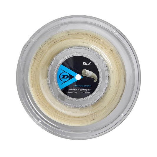 Dunlop Cordage de Tennis SILK 17G Rouleau 200m Corde de Tennis