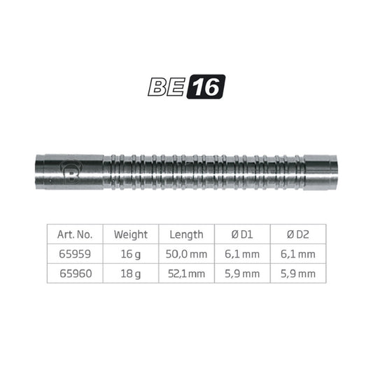 BULL'S BE-16 Soft Dart Barrel 80% Tungsten Soft Tip