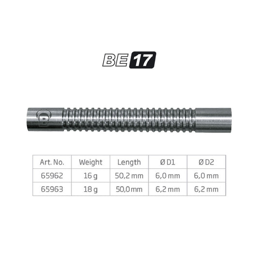 BULL'S BE-17 Soft Dart Barrel 80% Tungsten Soft Tip