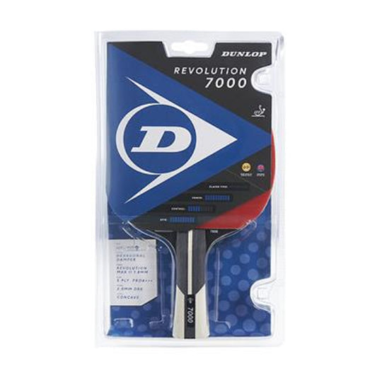 Raquette de tennis de table REVOLUTION 7000 Noir/Rouge/Gris Concave