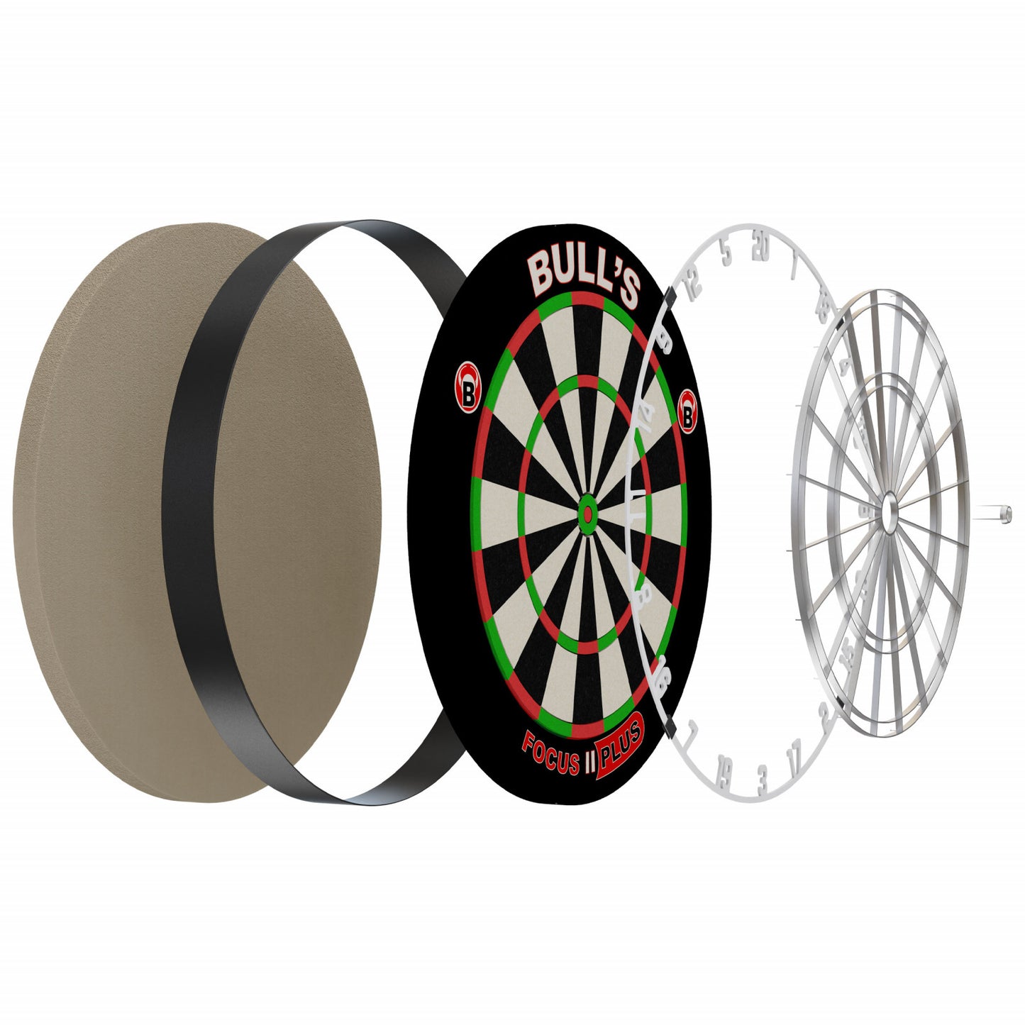 BULL'S Focus II Plus Dart Board