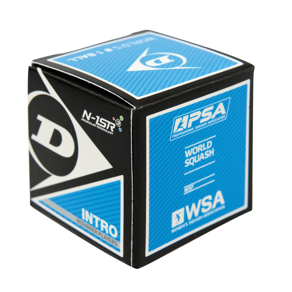 Dunlop Squash Balls INTRO Single Carton Black (1 Dot)