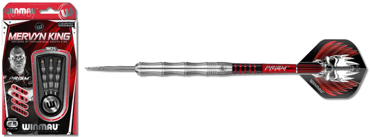 Fléchettes acier Winmau Mervyn King Silver 1071-22g