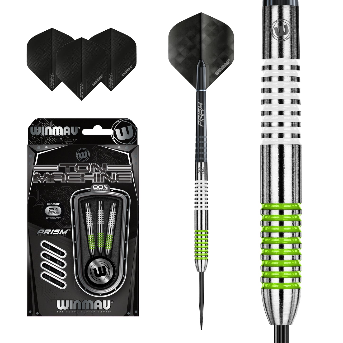 Steeldart Winmau Ton Machine 1082-21g Dartpfeile