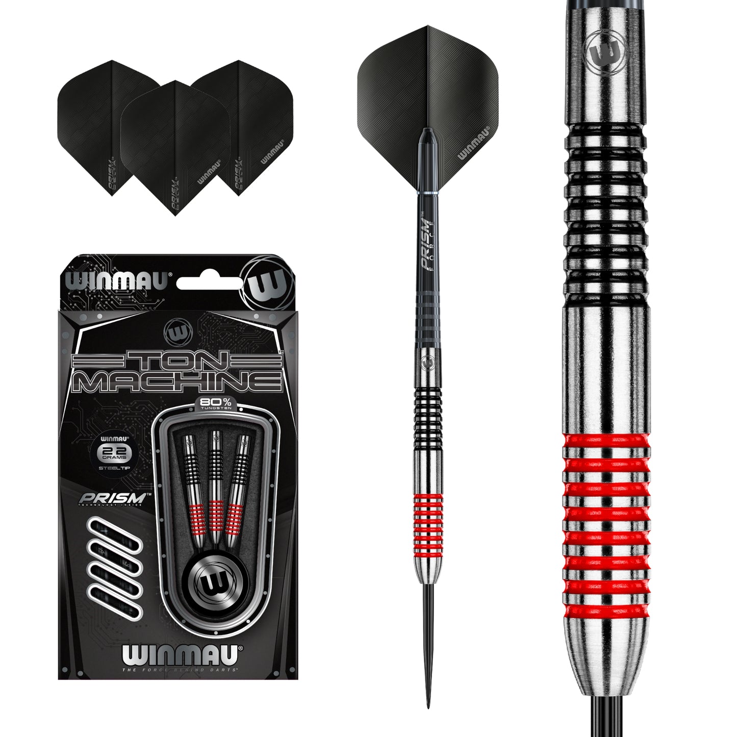 Steeldart Winmau Ton Machine 1030-22g Dartpfeile