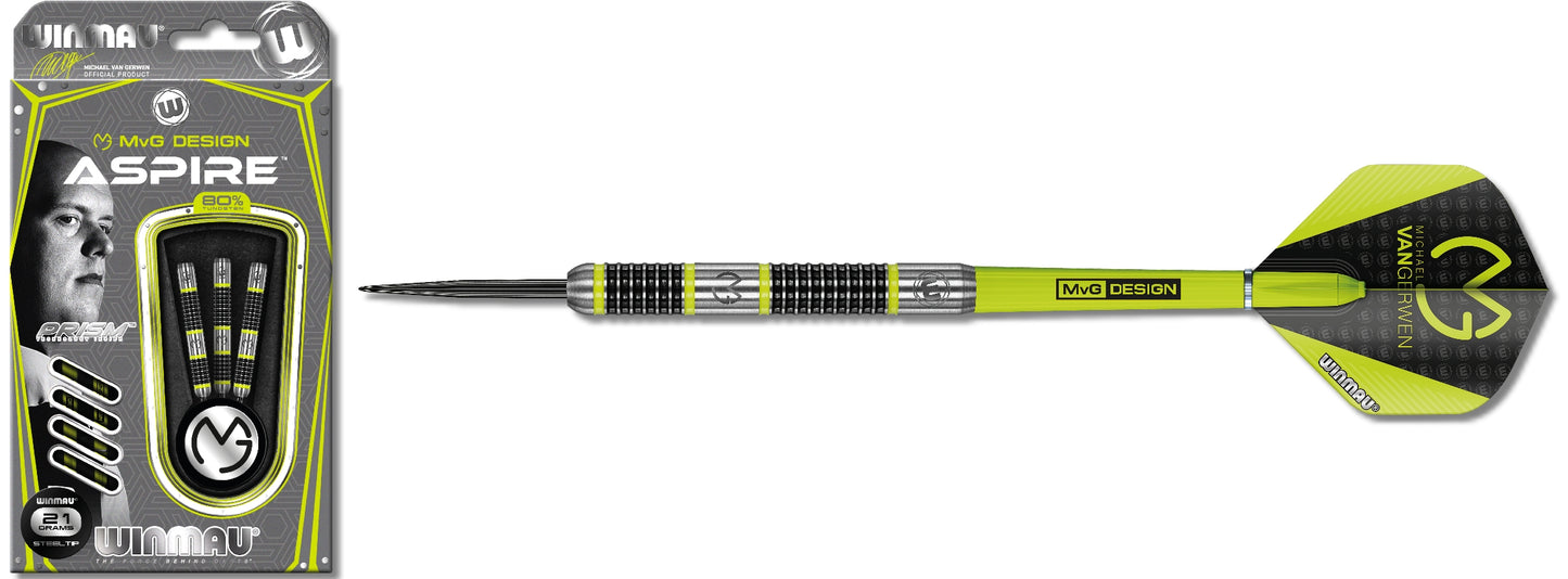 Steeldart Winmau MvG Aspire  1444-24g Dartpfeile