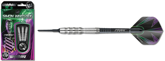 Fléchettes souples Winmau S.Whitlock argent 2097-18g
