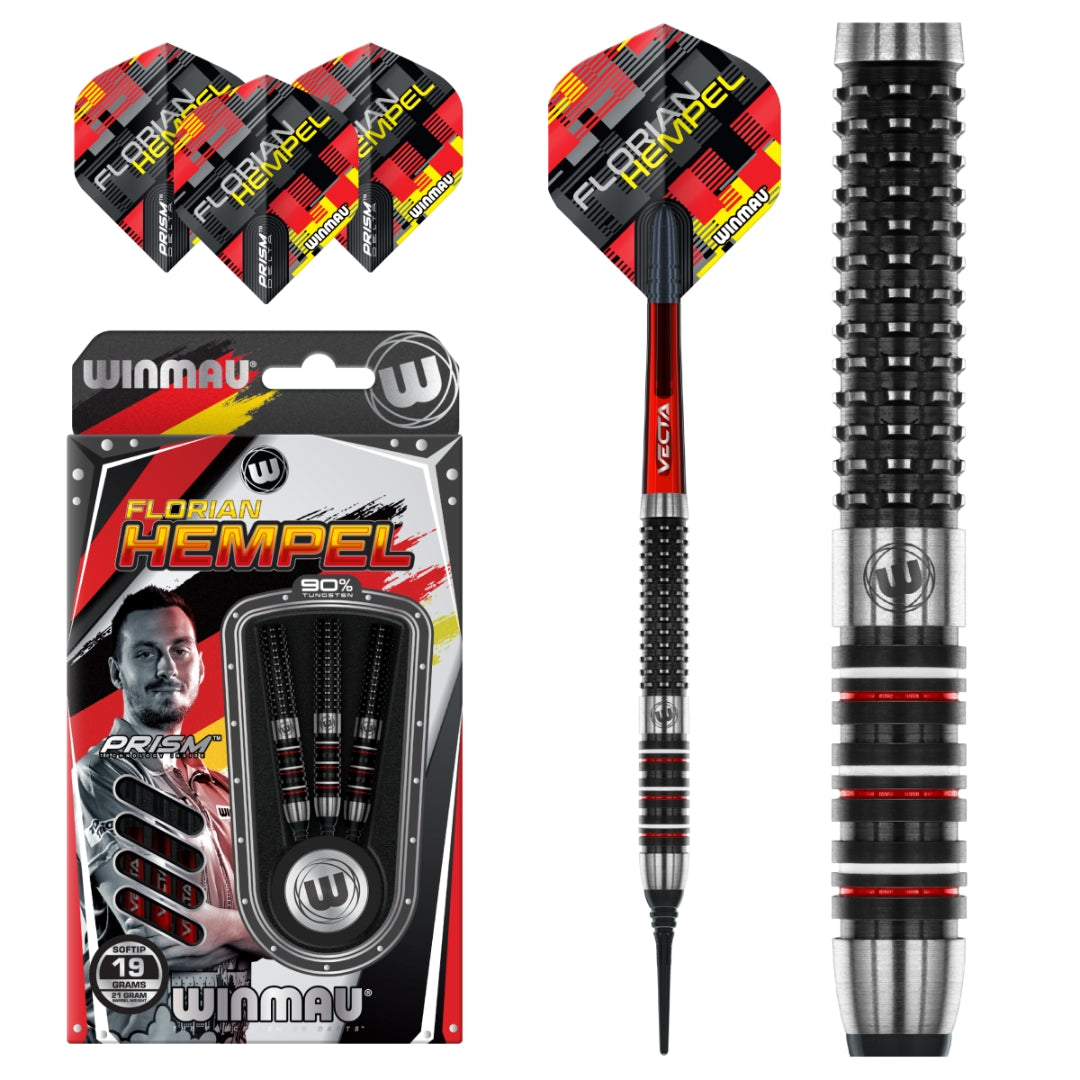 Fléchettes Softdart Winmau Florian Hempel 2466-21g