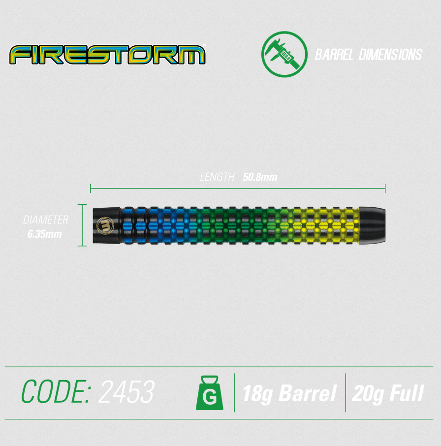Softdart Winmau Firestorm 20g Dartpfeile