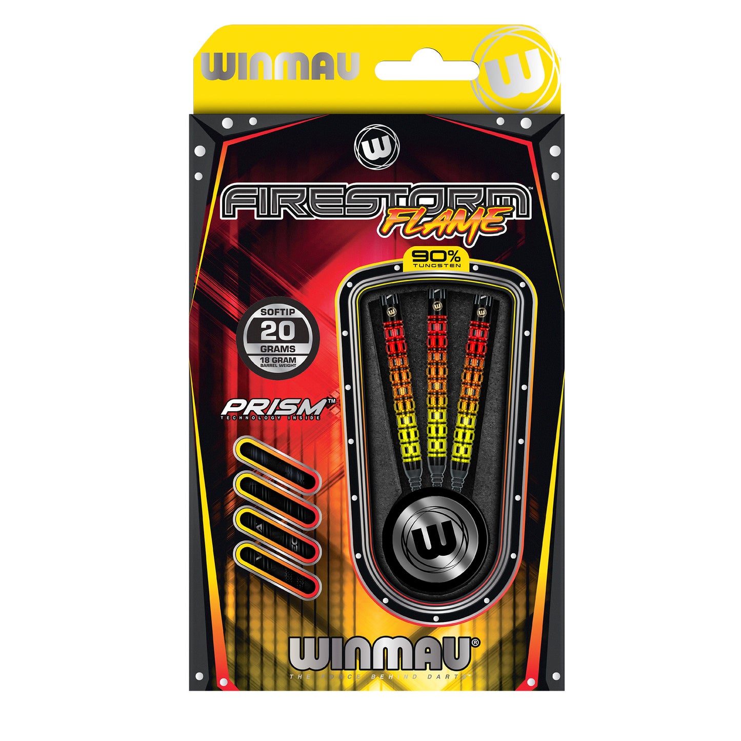 Fléchettes Softip Winmau Firestorm Flame 2476 - 20g
