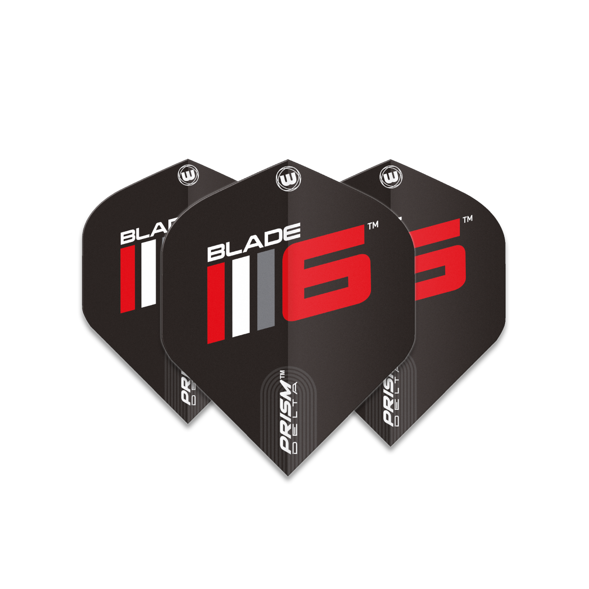 Cible de fléchettes Winmau Blade 6 incl. ailettes au design Blade 6