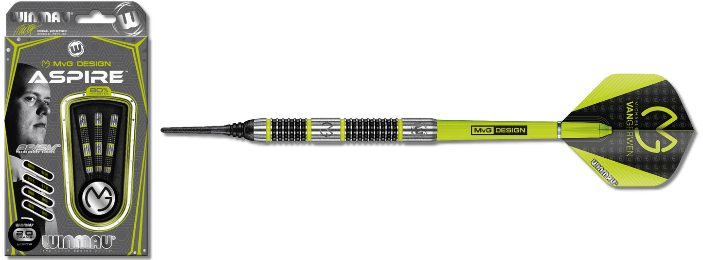 Softdart Winmau MvG Aspire 20g Dartpfeile
