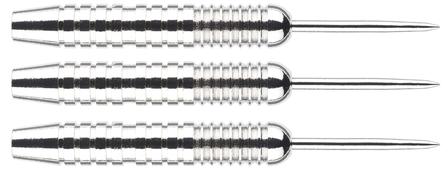 Steelbarrel Karella Eco Line EL-05, avec pointe métallique, chromé, poids 20g, longueur : 52mm