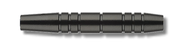 Softbarrel Karella Eco Line ELS-03 (Set), anodisé noir, poids 16g, longueur : 52mm