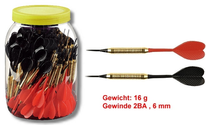 Softdarts in SUPER preiswerte Großpackung (100 Stck), 16 gr,