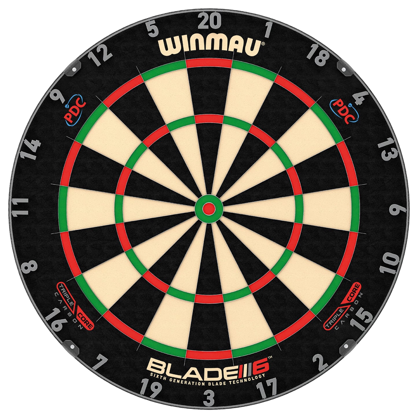 Winmau Dartboard Triple Core + Éclairage Plasma + Contour Pro-Line