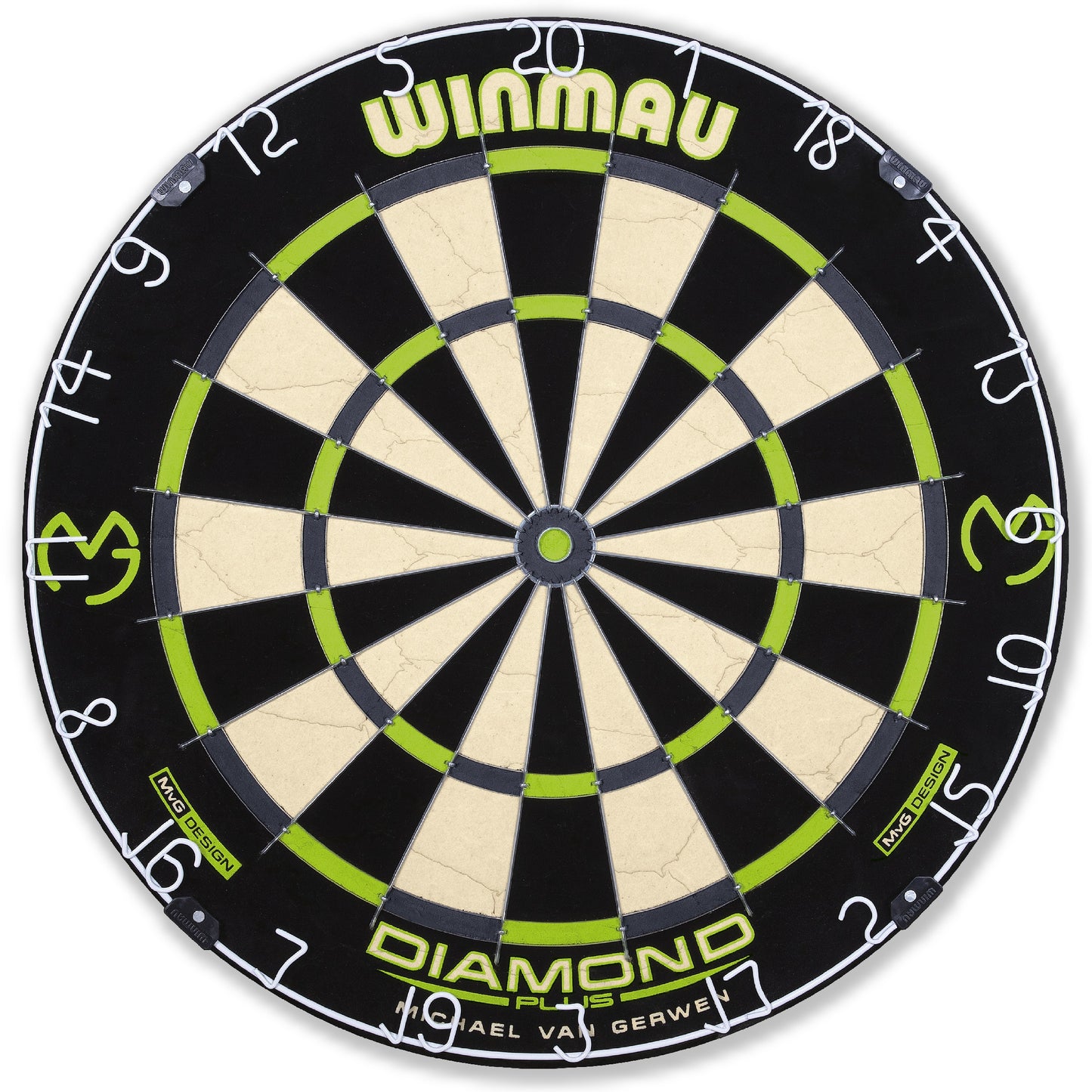 Cible de fléchettes Winmau MvG Diamond Edition 3014