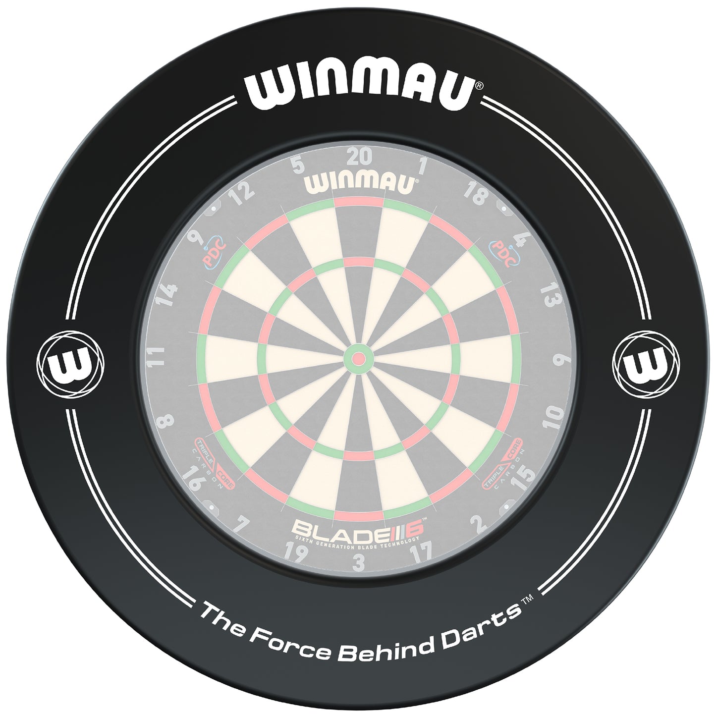 Anneau de protection (Catchring) - Winmau noir 4400 Dartboard Surround