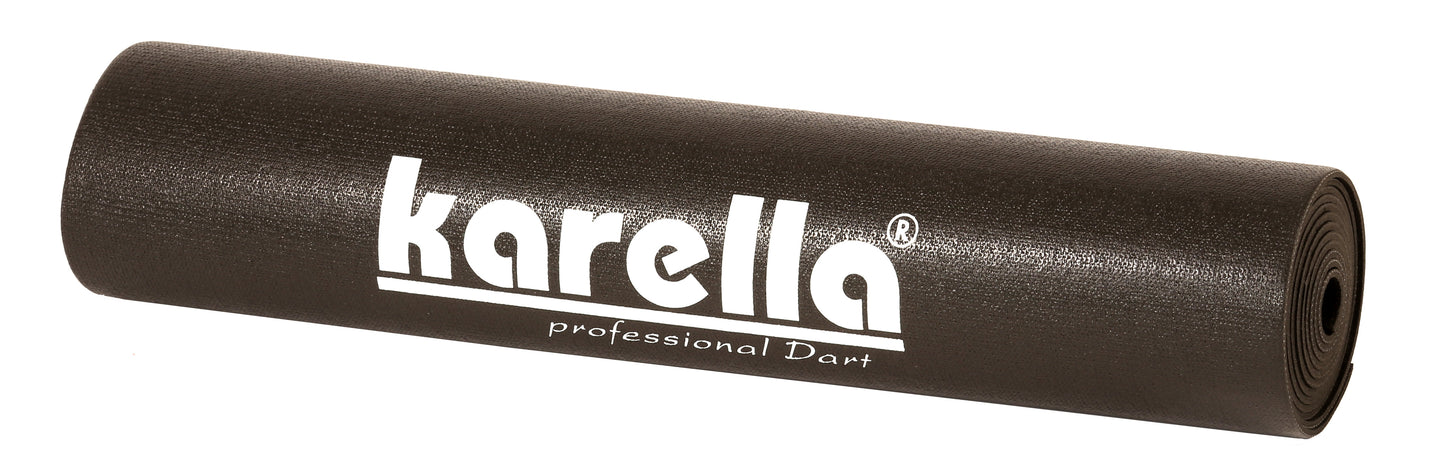 Dart Mat Karella Eco-Star 290 x 60 Black Dart Carpet with Distance Markings