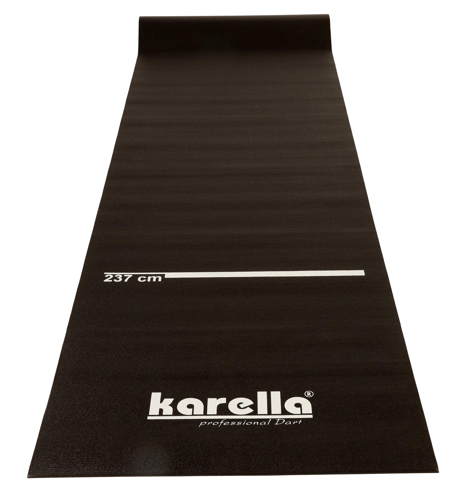Dart Mat Karella Eco-Star 290 x 60 Black Dart Carpet with Distance Markings