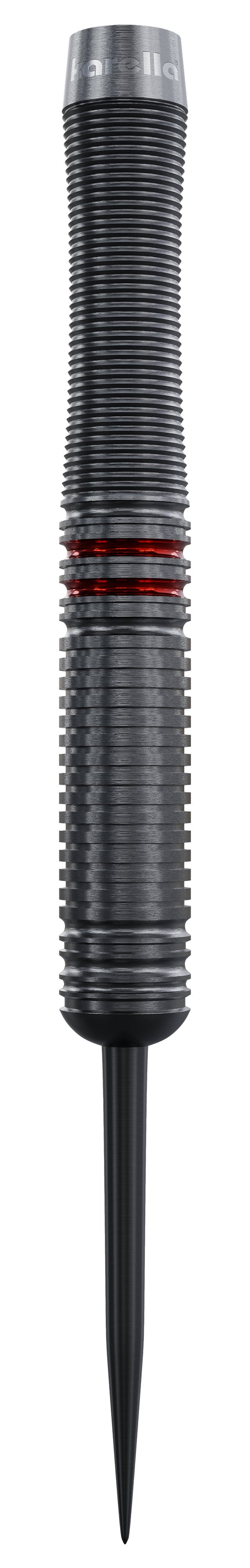 Steeldart Karella Fighter, schwarz, 90% Tungsten, 22g Dartpfeile