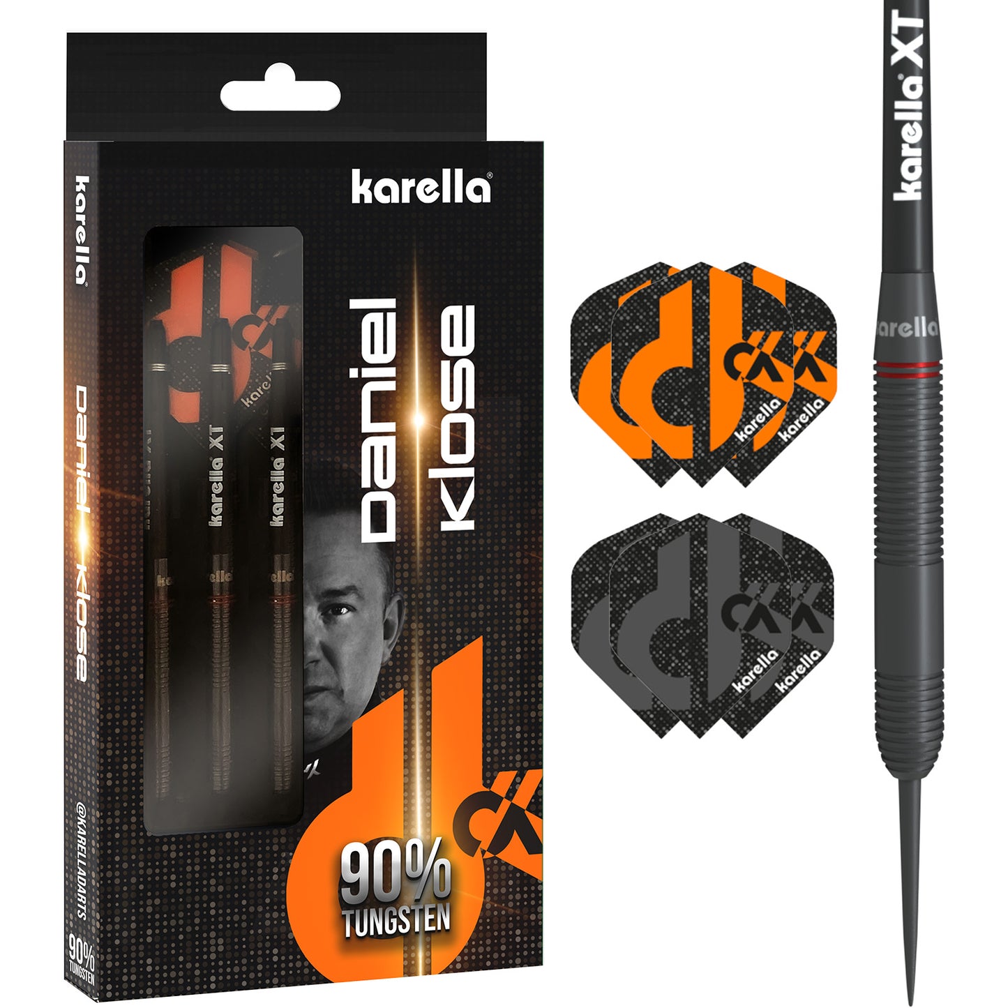 Steeldart Karella Daniel Klose  90% Tungsten, 20g Dartpfeile