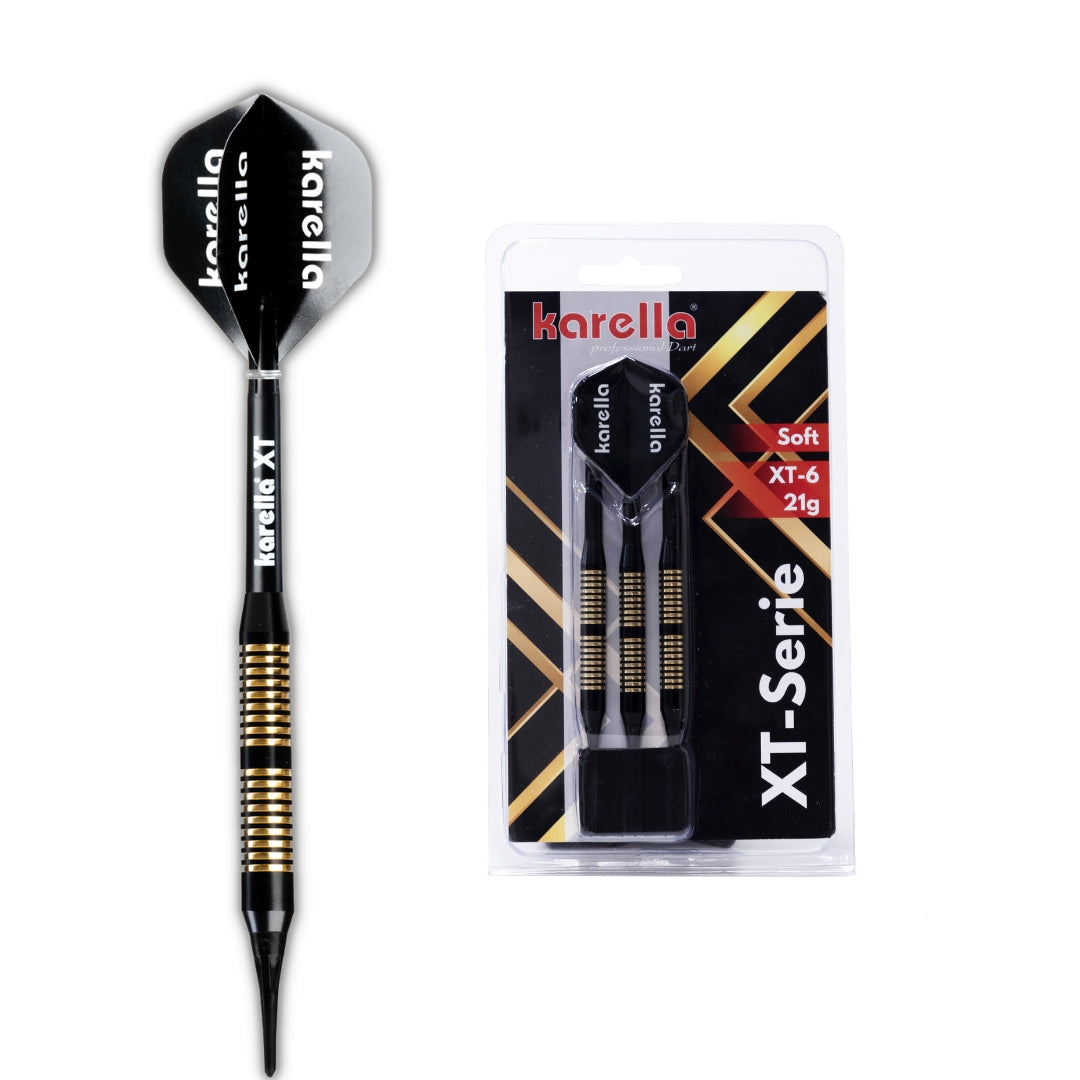 Fléchettes Soft-Tip Karella série XT XT-6 - 21 g