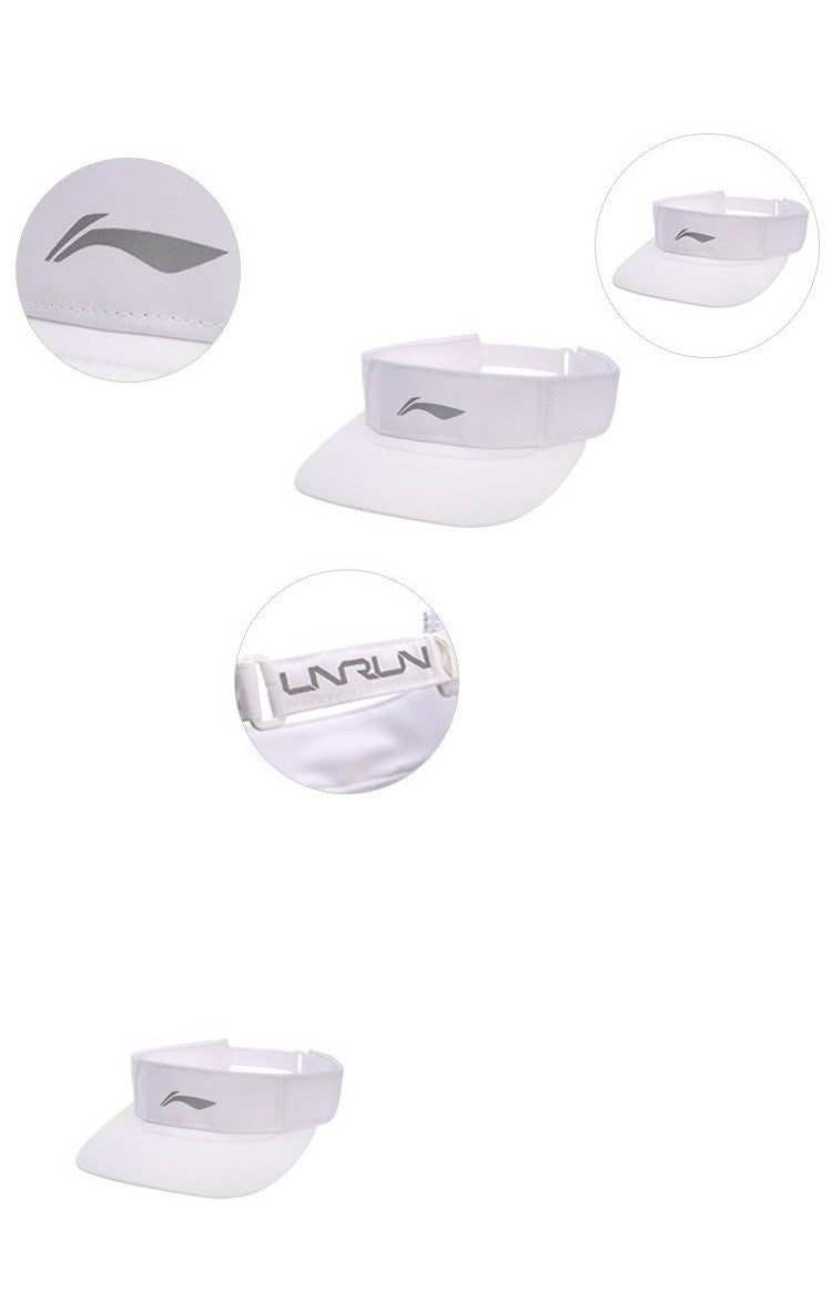 Li-Ning Visière de course blanche