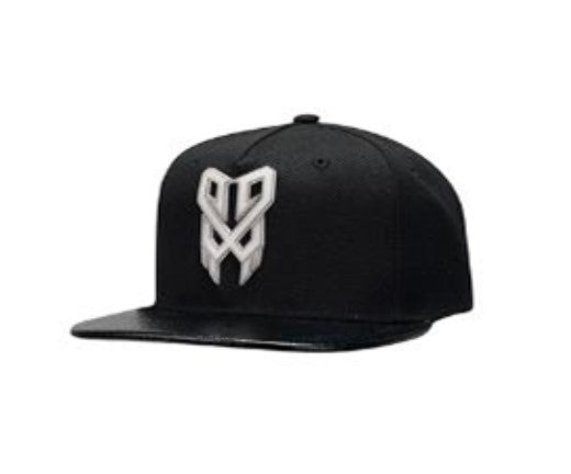 Casquette de basket Li-Ning avec visière en cuir, édition limitée, noire