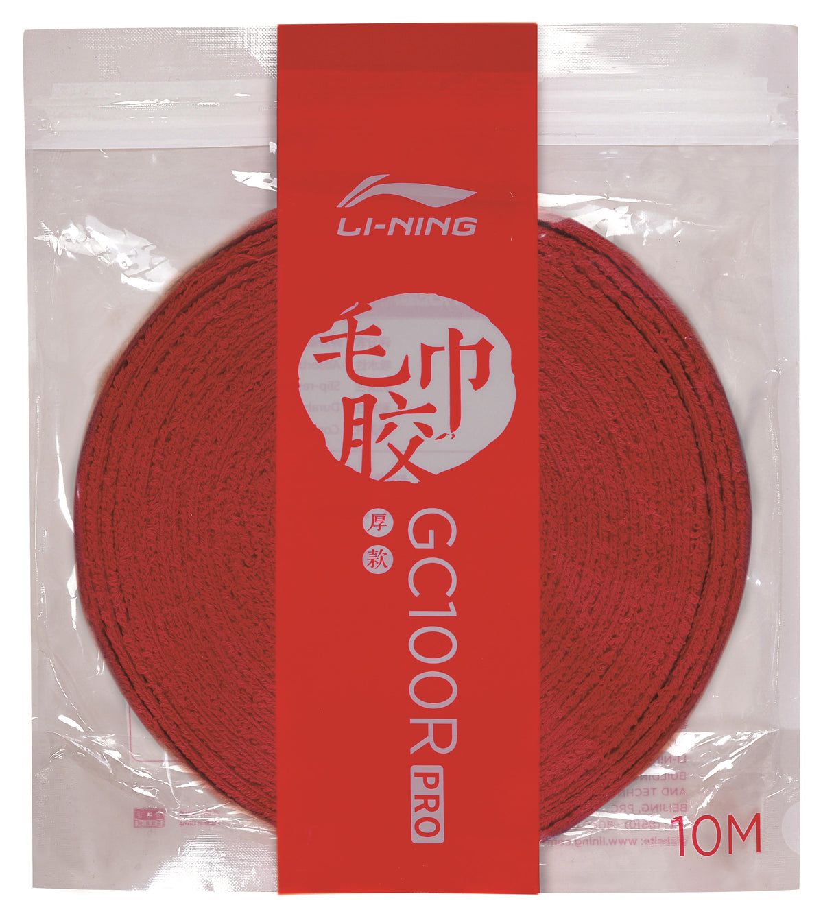 GC 100 Pro Frotteegriffband 10m Rolle rot