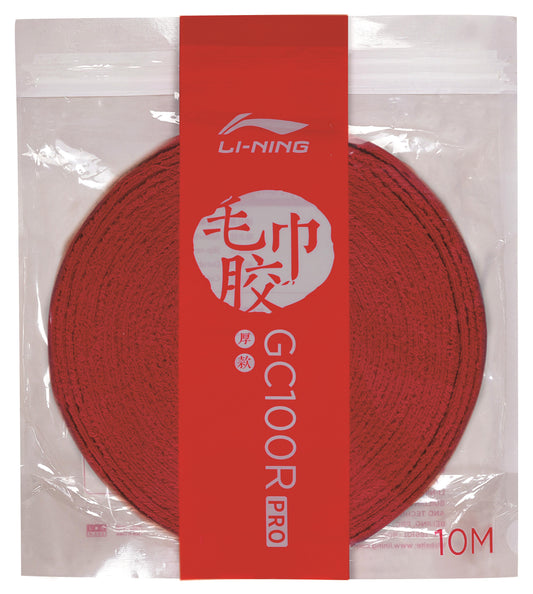 GC 100 Pro Terry Grip Tape 10m Roll Red