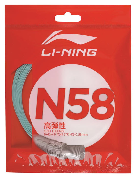 Li-Ning Badminton String N58 in 10m Set turquoise