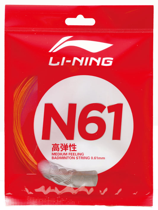 Li-Ning N61 Badminton String 10m Set Orange