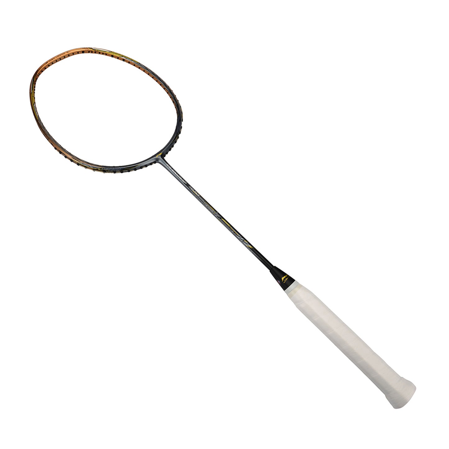 Li-Ning Badmintonschläger 3D Calibar 900 Drive unbespannt gold grau