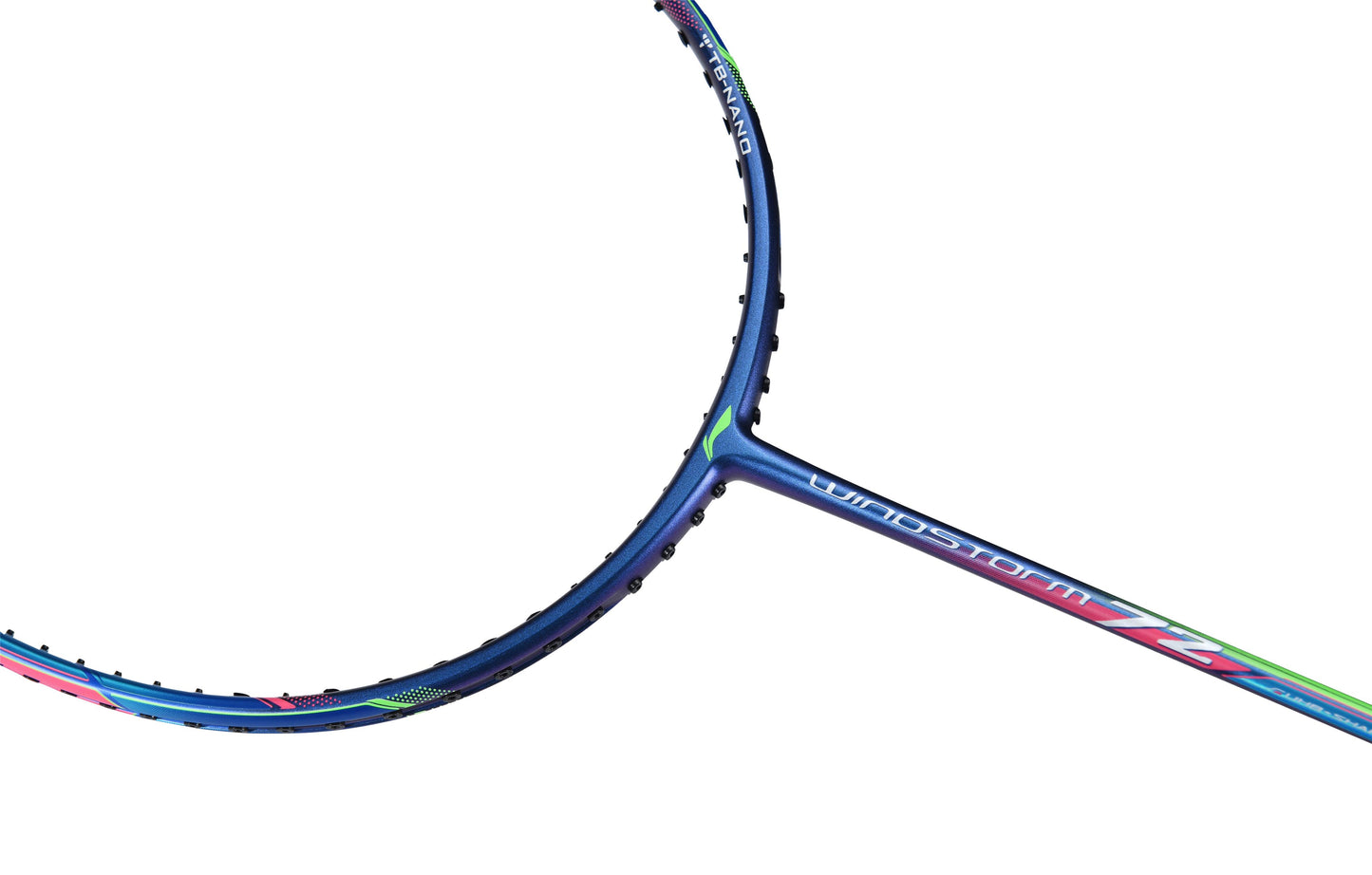 Raquette de badminton Li-Ning Windstorm 72 bleu foncé non cordée