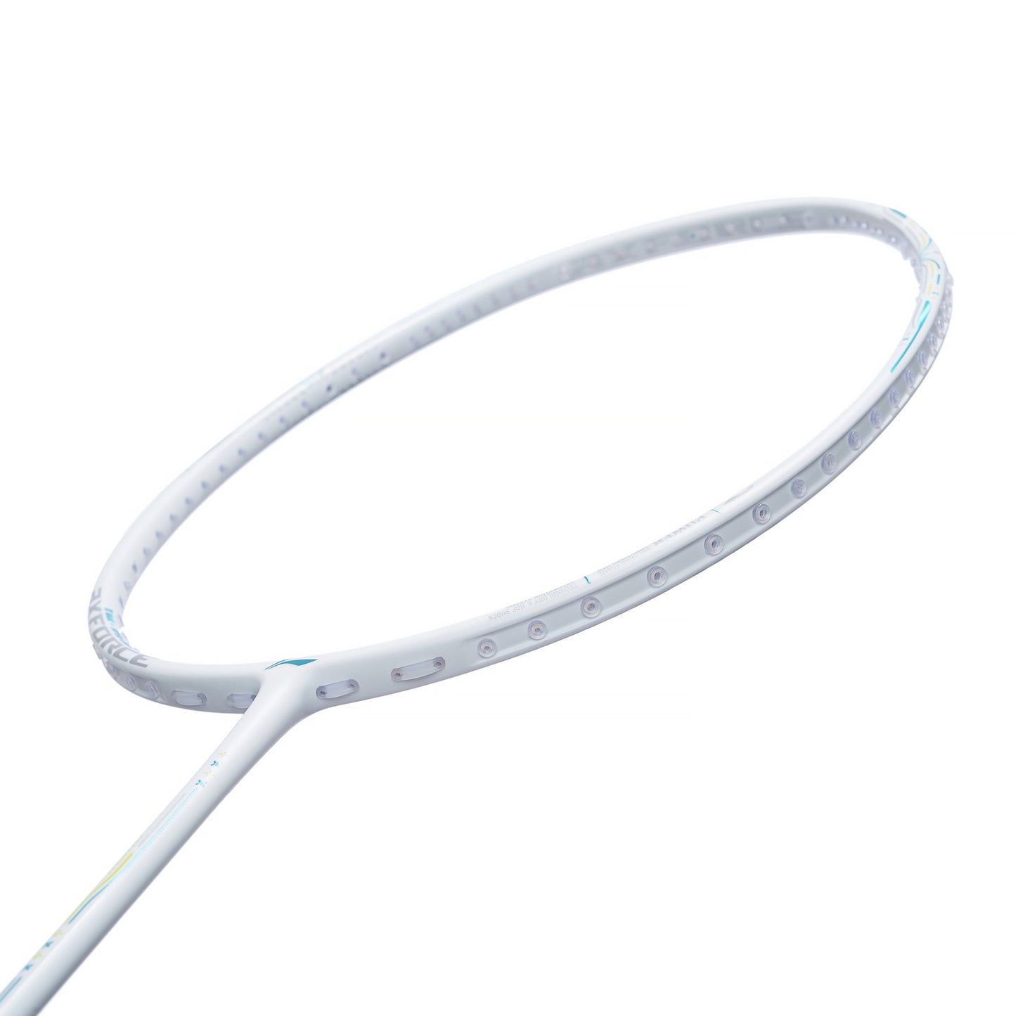 Li-Ning Badmintonschläger AXFORCE 60 (5U) White - unbespannt - AYPT055-1