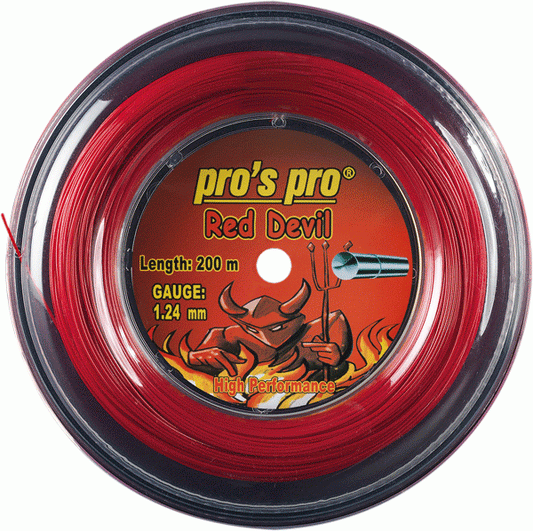 Pros Pro Tennissaite RED DEVIL 200 m Rolle 1.14mm
