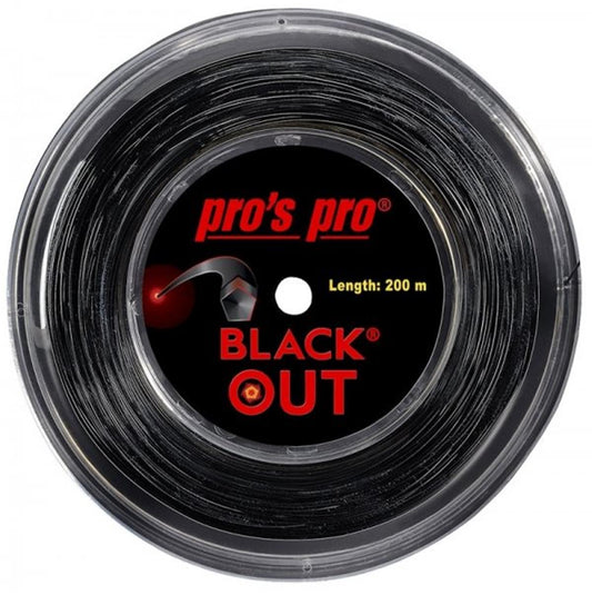Pros Pro Corde de tennis BLACKOUT bobine 200 m 1,24 mm