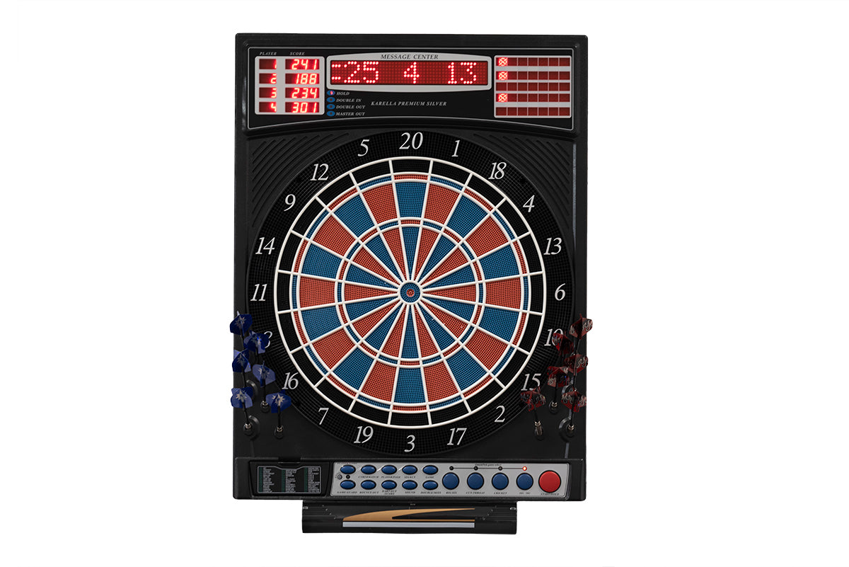 Karella Premium Silver Electronic Dartboard