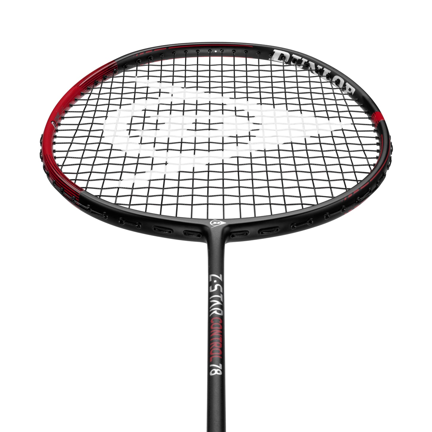 Badmintonschläger Z-Star Control 78 schwarz/rot bespannt