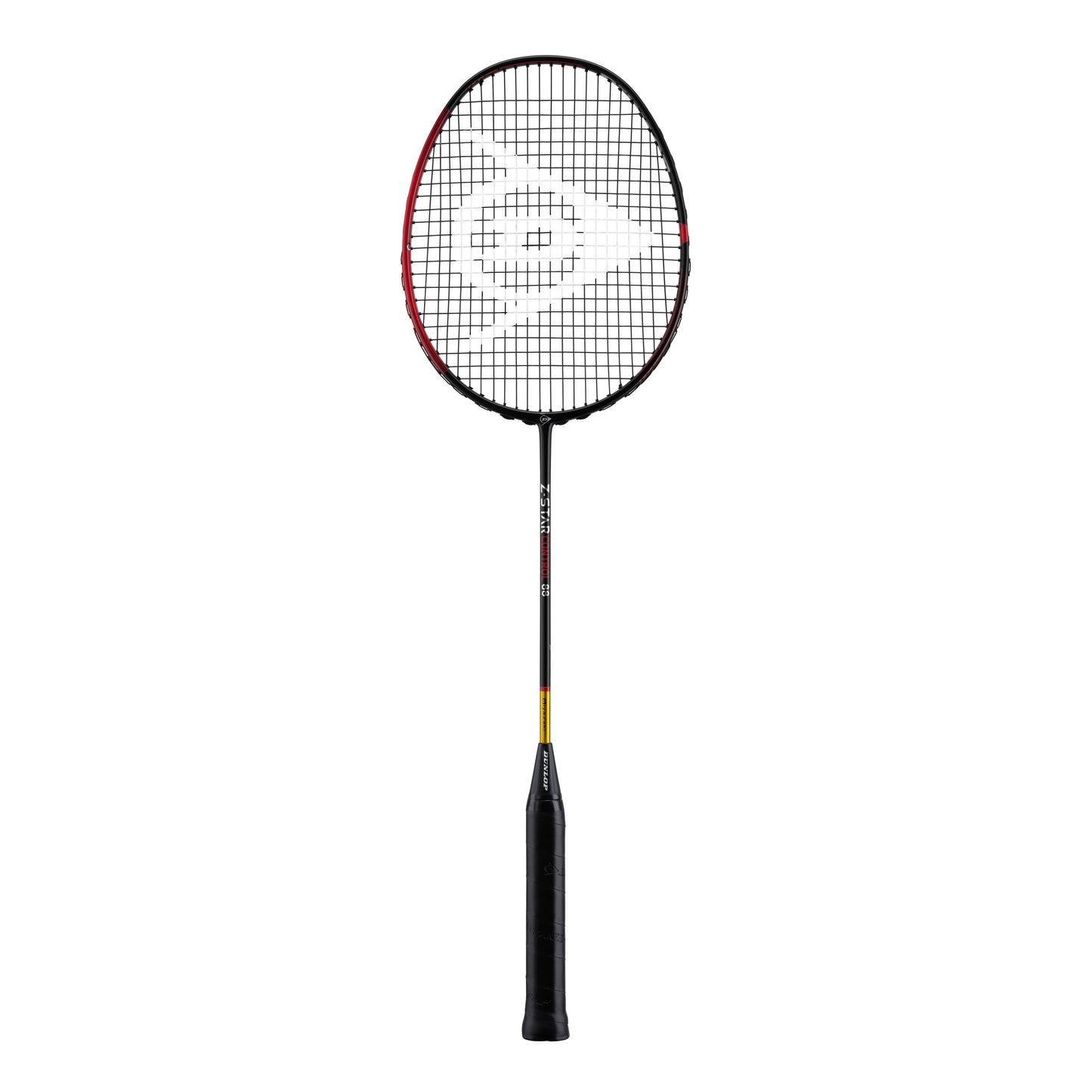 Raquette de badminton Dunlop Z-Star Control 88 noire/rouge cordée
