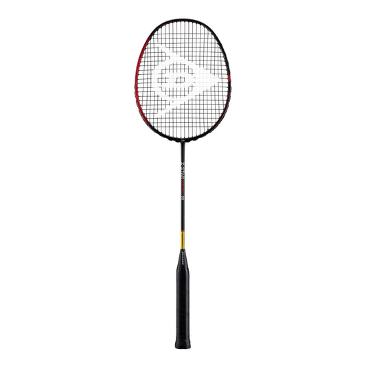 Raquette de badminton Dunlop Z-Star Control 88 noire/rouge cordée