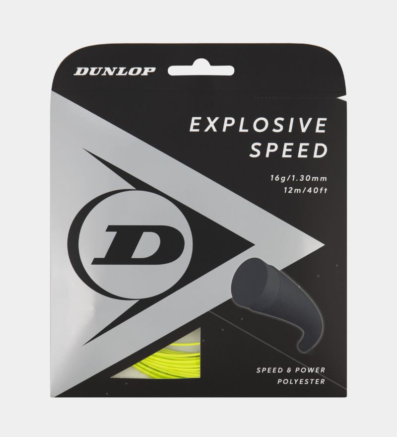 Tennis Saite EXPLOSIVE SPEED 17G gelb 12M SET 1,25