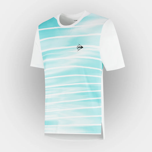 Herren Sportshirt "Game Tee 2" weiß/aqua