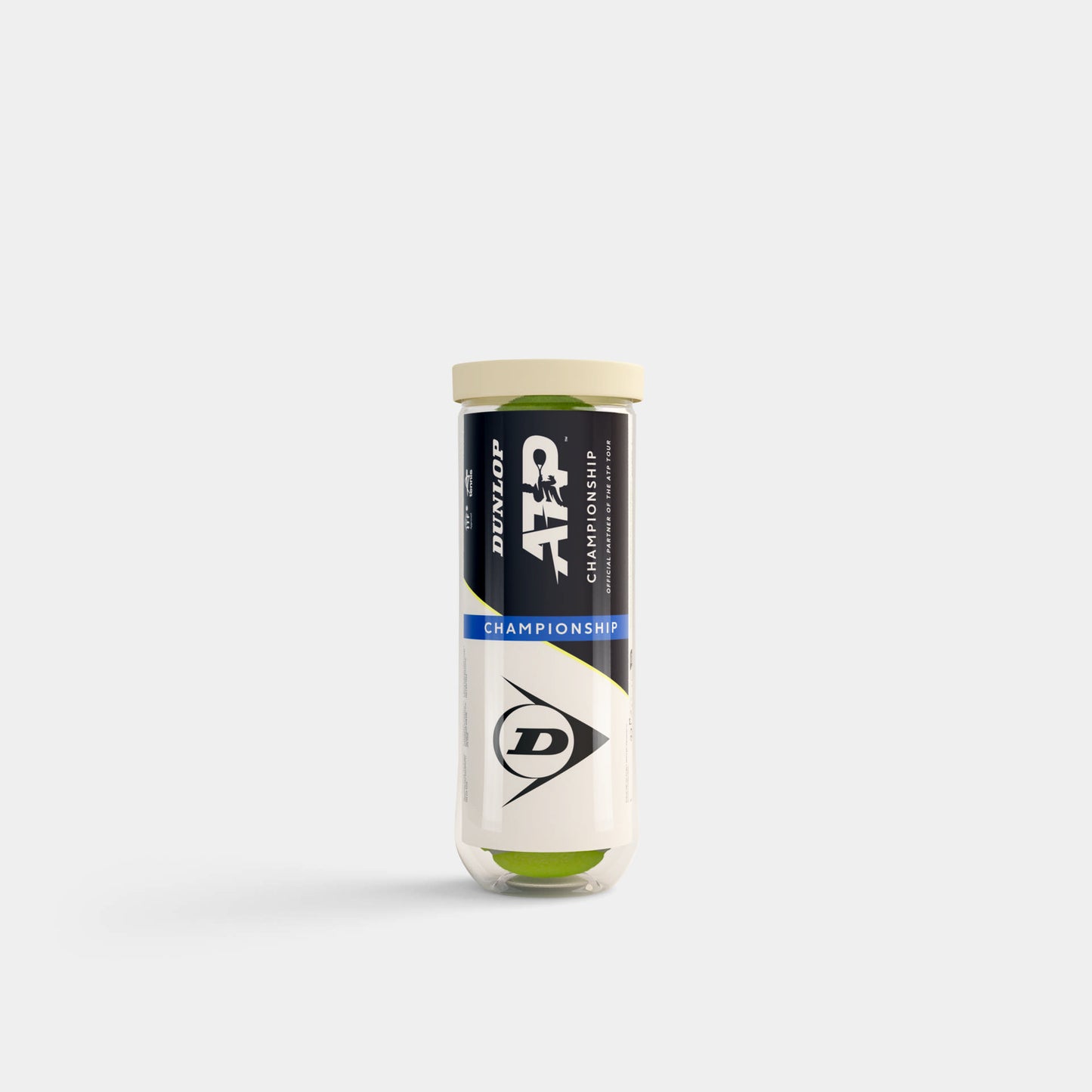 Balles de tennis Dunlop ATP Championships, lot de 3, en PET