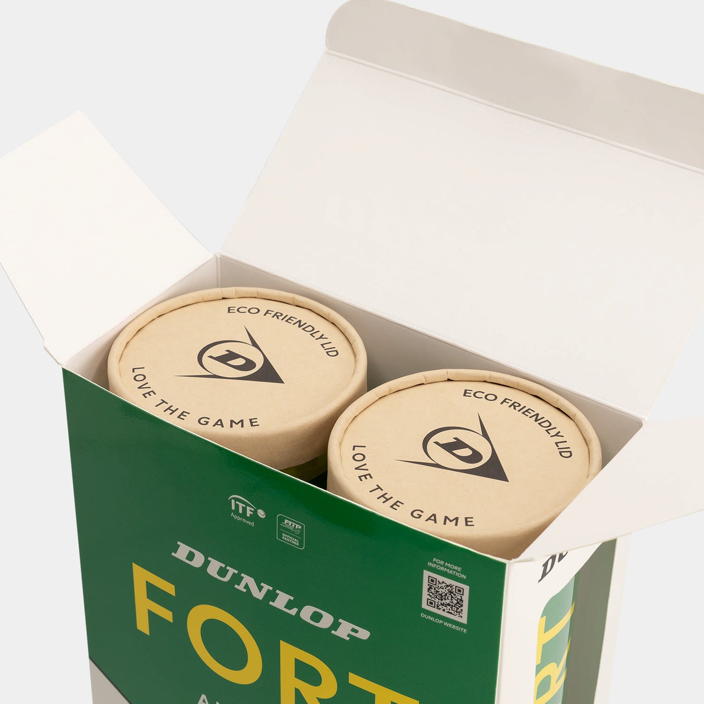 Dunlop Tennisball Fort All Court 2x4PET Cartonette Tennisbälle 4er Dose