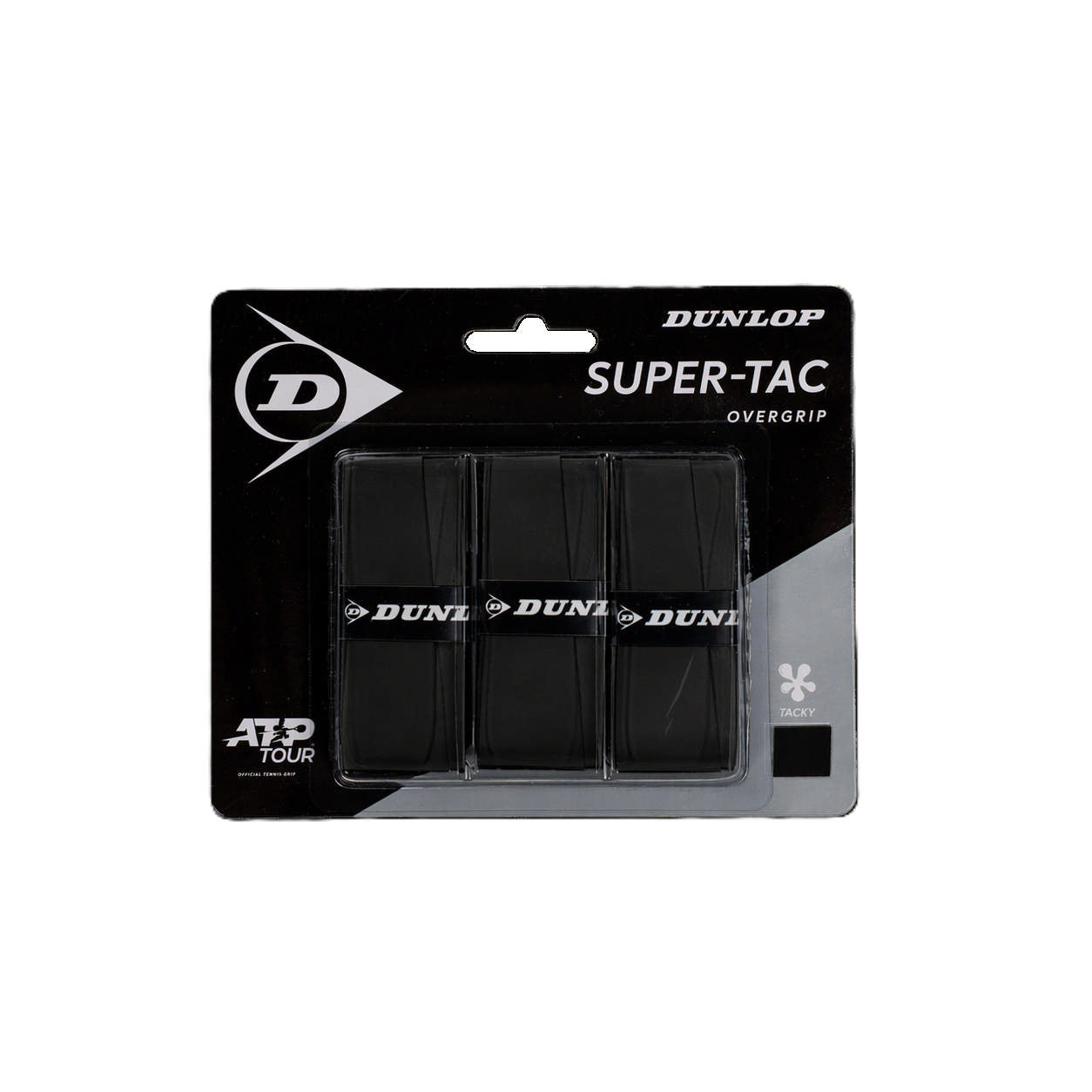 SUPER TAC OVERGRIP BLACK 3PCS