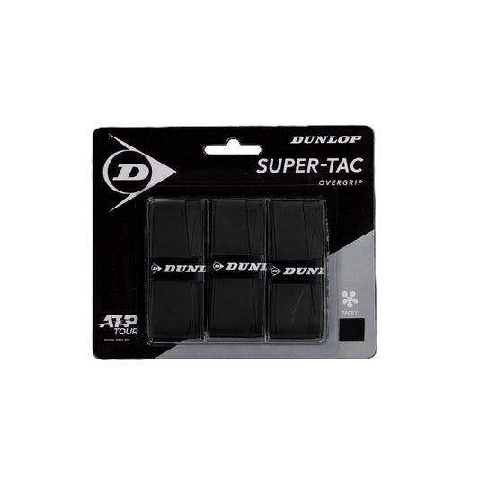 SUPER TAC OVERGRIP BLACK 3PCS