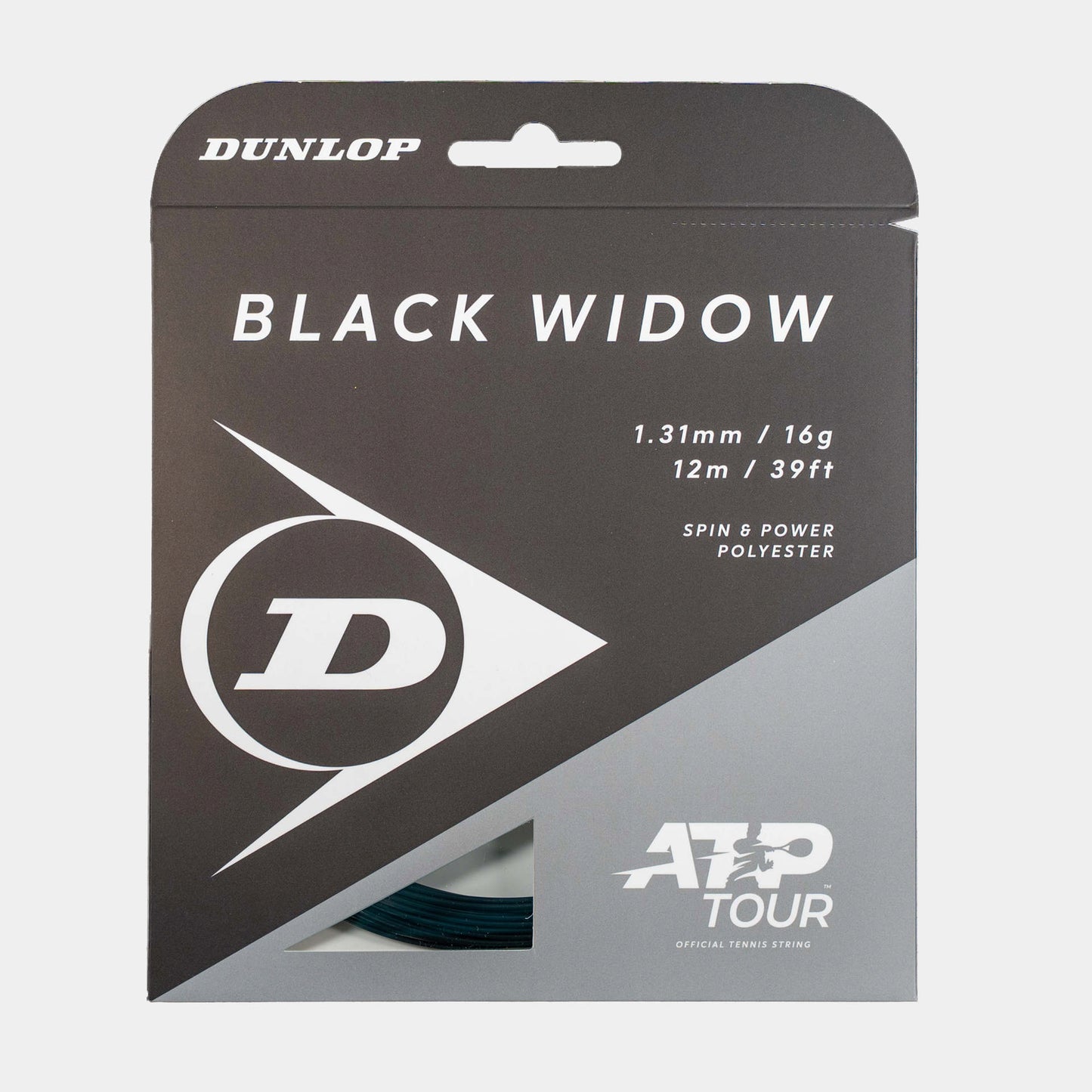 Dunlop Sport Tennis String BLACK WIDOW 16G SET 1PC 1.31